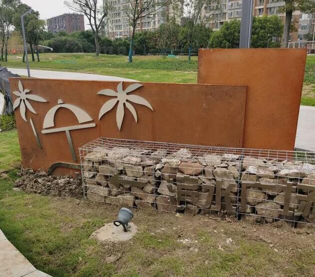 梧州锈钢板挡土墙